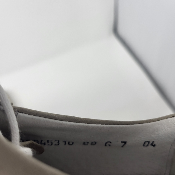 Pro Aktiv Waldlaufer Women Size 9.5 Jasmine Henni Taupe White Suede - Picture 8 of 9